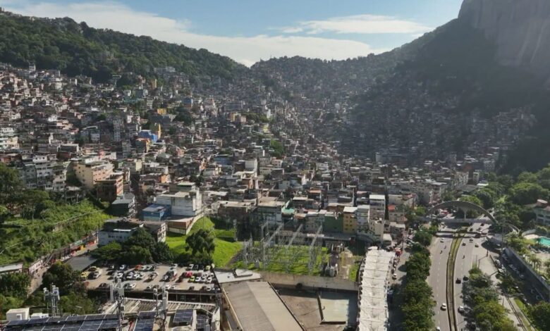 Favela da Rocinha — Foto: Reprodução/TV Globo